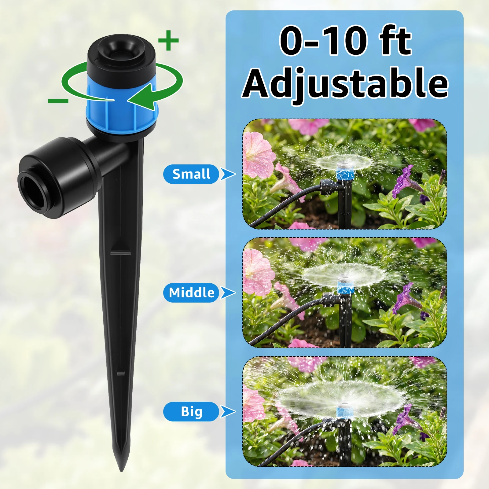 1/4 Inch Stake Sprinkler Drip  - Smart Garden Hub ulasan dan harga