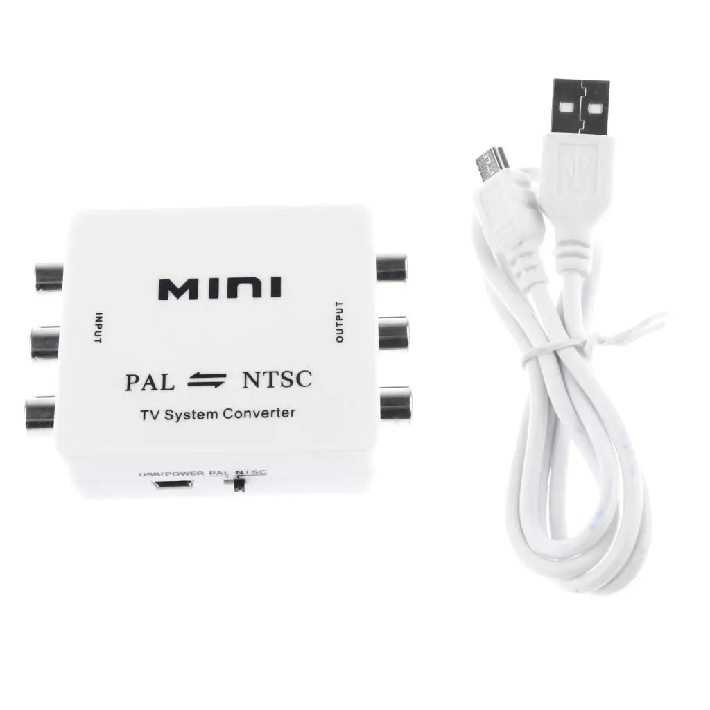 Mini TV System PAL/NTSC Convert Composite Connection PAL NTSC Video Adapter