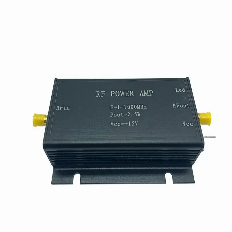 AMPLIFICADOR DE POTENCIA DE BANDA ANCHA Rf (1-1000MHz, 2,5 W), en Stock, se puede disparar directamente