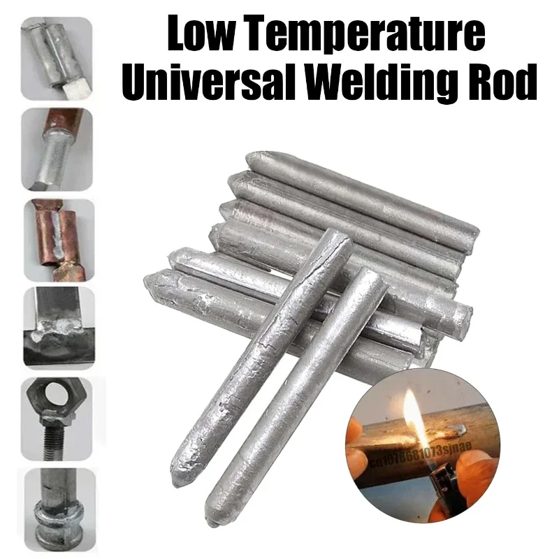 Repairing Holes Solder Rod Agent Kits Powder Cored Aluminium Welding Rod Low Temperature Easy Melt Aluminum Soldering Rods