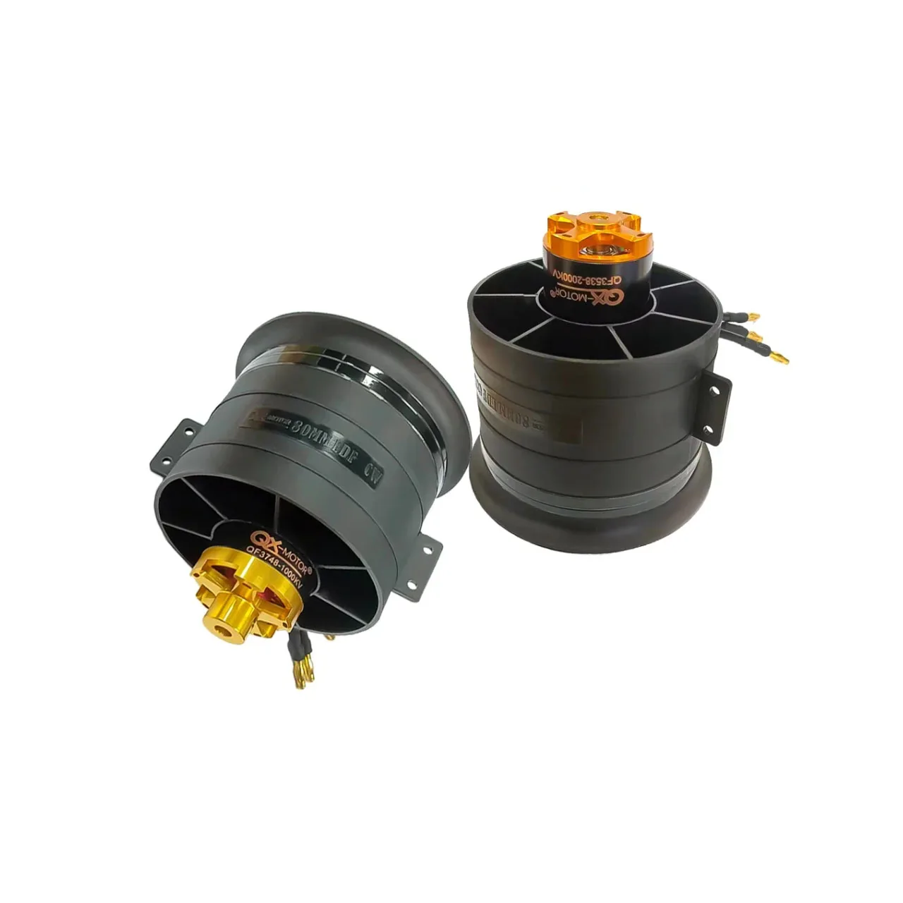 QX-MOTOR 80 mm 12-łopatkowy wentylator kanałowy EDF CW CCW 3748 3538 12S 6S ESC Bezszczotkowy silnik do zdalnie sterowanych części zabawek