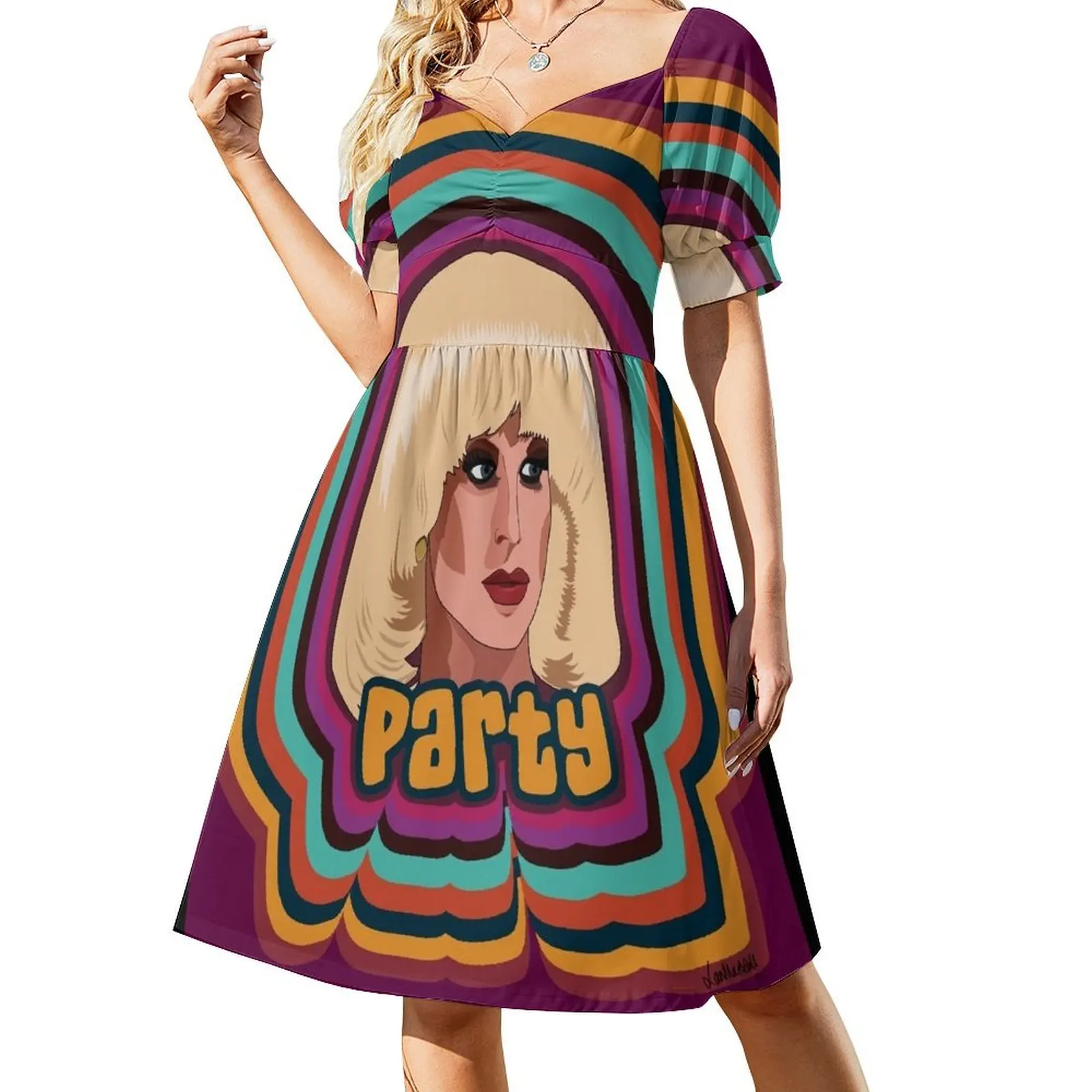 

Katya Zamolodchikova - Party Short Sleeved Dress Dresses women's evening dresses 2025 birthday dress for women luxury 2025 Dress