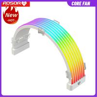 COOLMOON AOSOR Lamp Tape PC Backlight Flexible Lamp Strip 5V ARGB Aura Sync Flexible LED Light Bendable DIY for 8P Graphics Card