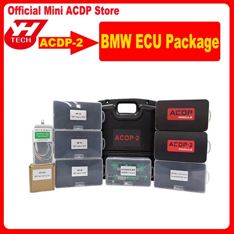 Yanhua ACDP BMW DME ECU Clone Package Module 3/8/27 With B48 N20 N55 B38 X1 X2 X3 X4 X5 X7 MSV70 MSS60 MEV9 Bench Adapter