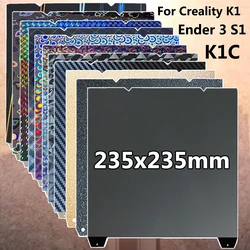 PEI Sheet for Ender 3 V3 SE/KE Build Plate K1C Black Smooth PEI PEO PET Double-sided Print Plate for Creality Ender 3 S1/Pro K1