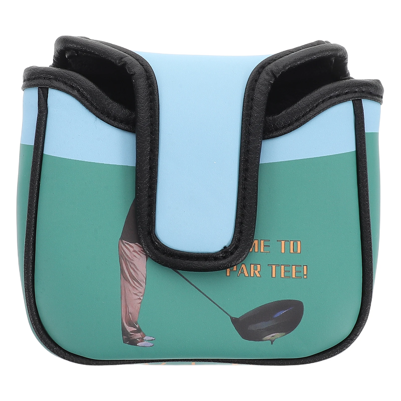 

1pc Cartoon Golf Putter Cover Square Shape Fun Design PU Club Head Accessories Weather Resistant Durable for Mallet