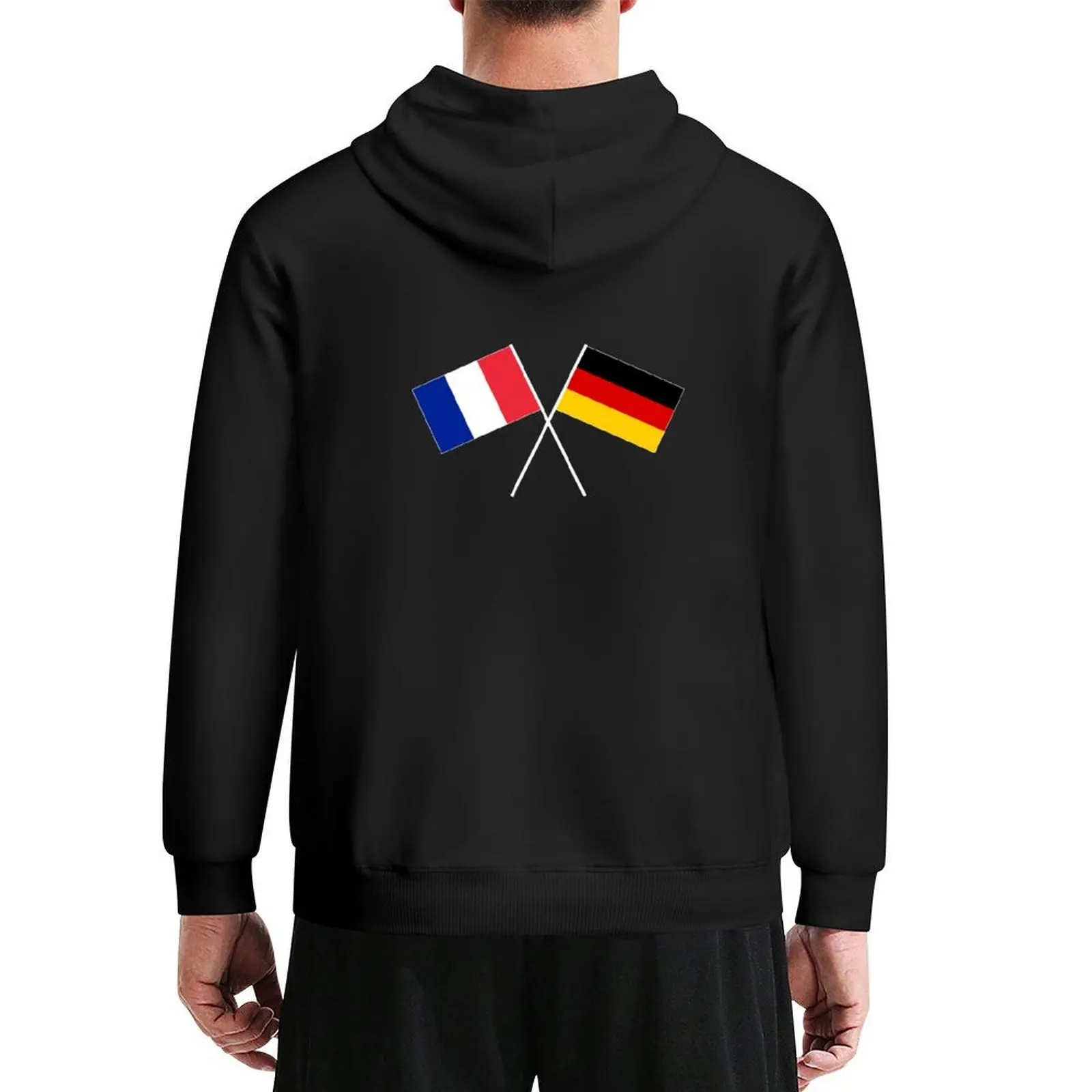 

German-French friendship EU Europe flag Hoodie men's clothing autumn new products japanese style men's clothes tracksuit men