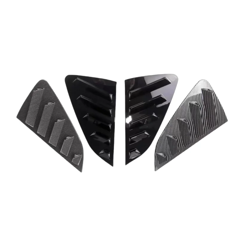 For VW Polo Mk6 GTI TGI TSI MPI 2017-2023 Car Rear Window Shutter Cover Trim Rear Triangle Window Shade Spoiler Bodykits