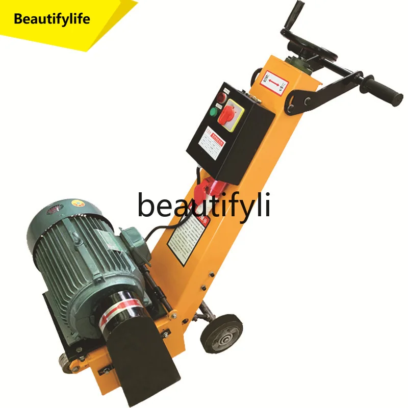 

A61 Cement Floor Milling Machine Asphalt Pavement Renovation Grooving and Chiseling Machine Hand-Pushed Concrete Milling Machine
