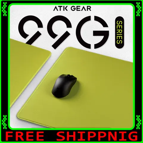 ATK99G 에어 카본 마우스 패드 Xsoft 490x420x4mm Esports 게임용 마우스 패드 마그네틱 스위치 키보드 Paw3950 게이머 마우스 맞춤형