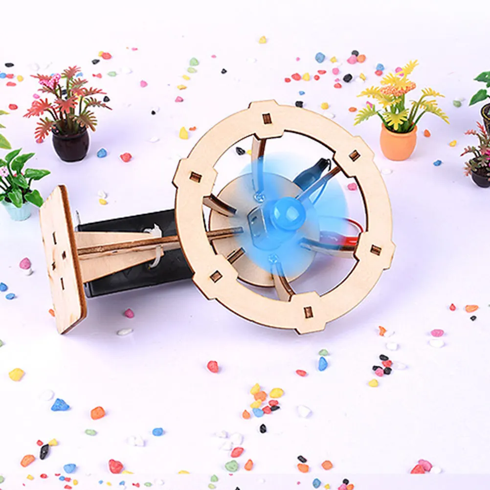 

DIY Маленький DIY Маленький Вентилятор Физика Научный Комплект Ручная Сборка Игрушка Образовательный Подарок STEM Проект Строительные Блоки