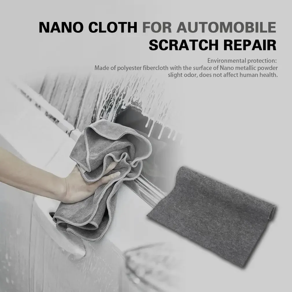 Nano Magic Anti-Scratch Cloth For Car Universal Metal Surface Instant Polishing Cloth Smart Car Surface Repair Cloth
