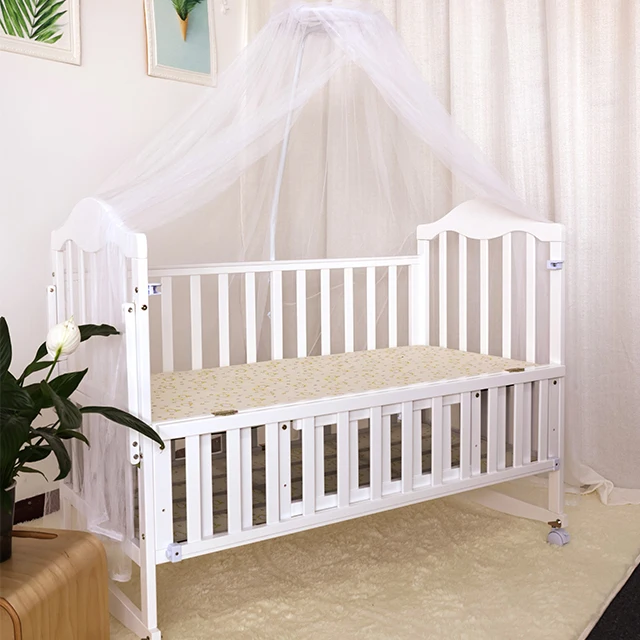 Factory directly sell wooden baby bed foldable /cribs/cots