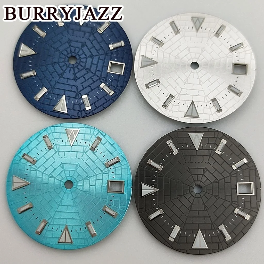 burryjazz-relogio-luminoso-dial-nenhum-logotipo-preto-azul-prata-deep-blue-dial-verde-3-o'clock-38-o'clock-caso-crown-285-milimetros-nh35