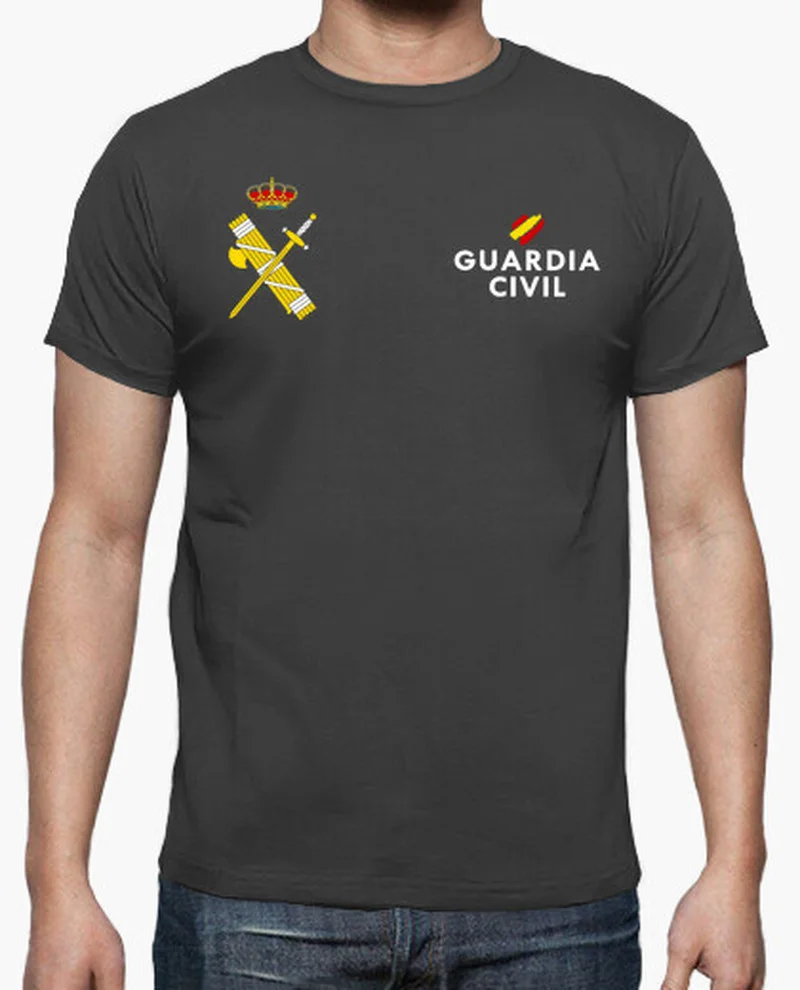 Spanish Civil Guard (Guardia Civil) Men T-Shirt Summer Short Sleeve Casual Cotton O-Neck T Shirt New Size S-3XL