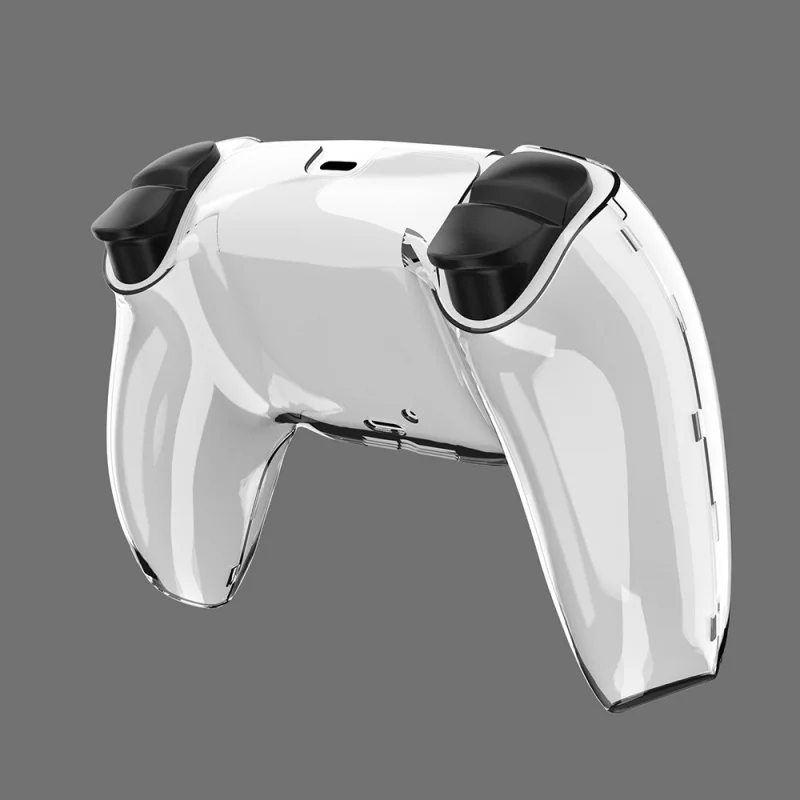 ل PS5 DualSense الجلد شل غطاء شفاف المضادة للخدش واضح PC غطاء واقٍ مزخرف لهاتف آيفون لسوني بلاي ستيشن 5 غمبد لعبة الملحقات
