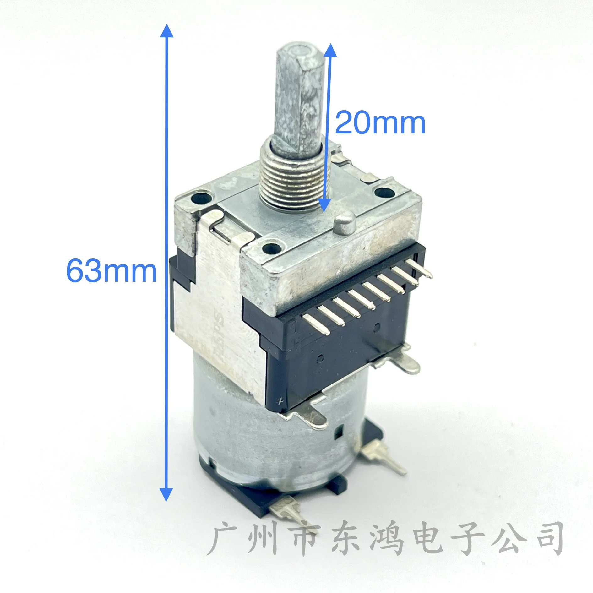 1 PCS ALPS mono motor potentiometer RK16811MGA09 B10K shaft length 20MM