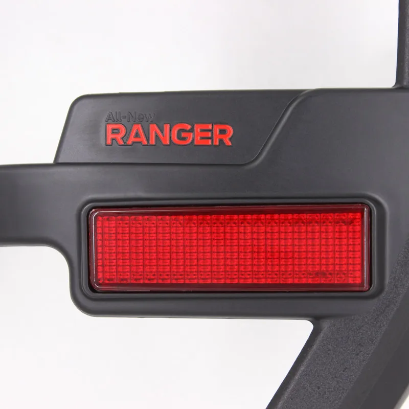 

For Ford Ranger Accessories 2012-2021 T6 T7 T8 Wildtrak Raptor Tail Light Cover Black Matte Exterior Rear Lamp Hoods Accessory