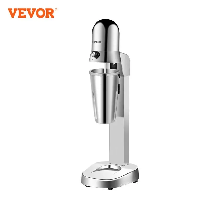 VEVOR ميلك شيك آلة التحريك 800 مللي رغوة الحليب الكهربائية شاكر خلاط مشروبات باردة/ساخنة خلاط 280 واط شاي فقاعات خلاط عصائر