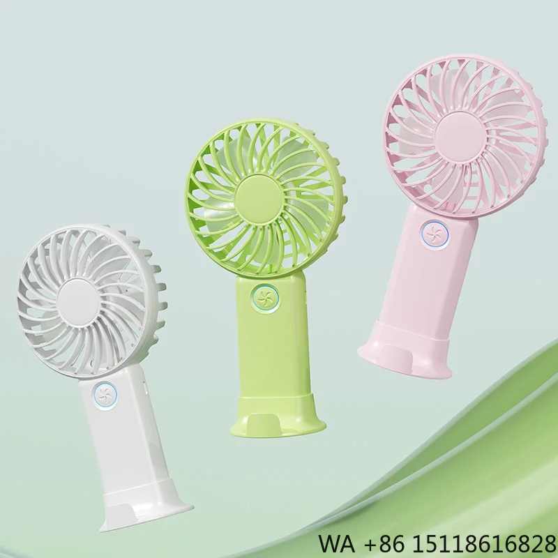 Mini Fan Student Fan Dormitory Specific Small Fan Handheld Rechargeable Usb Mini Portable Cooling Outside With Phone Holder