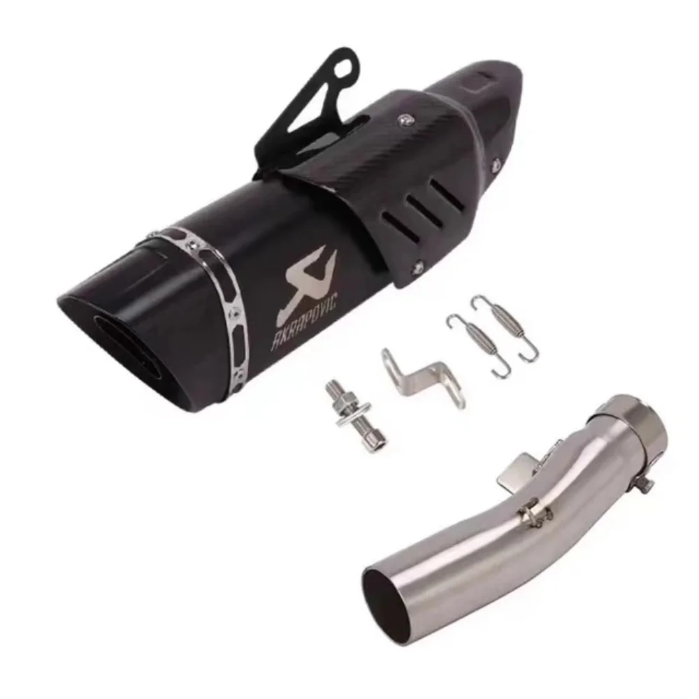 New For Macbor Montana XR5 MontanaXR5 Motorcycle Exhaust System Muffler Tube Modify Middle Link Pipe