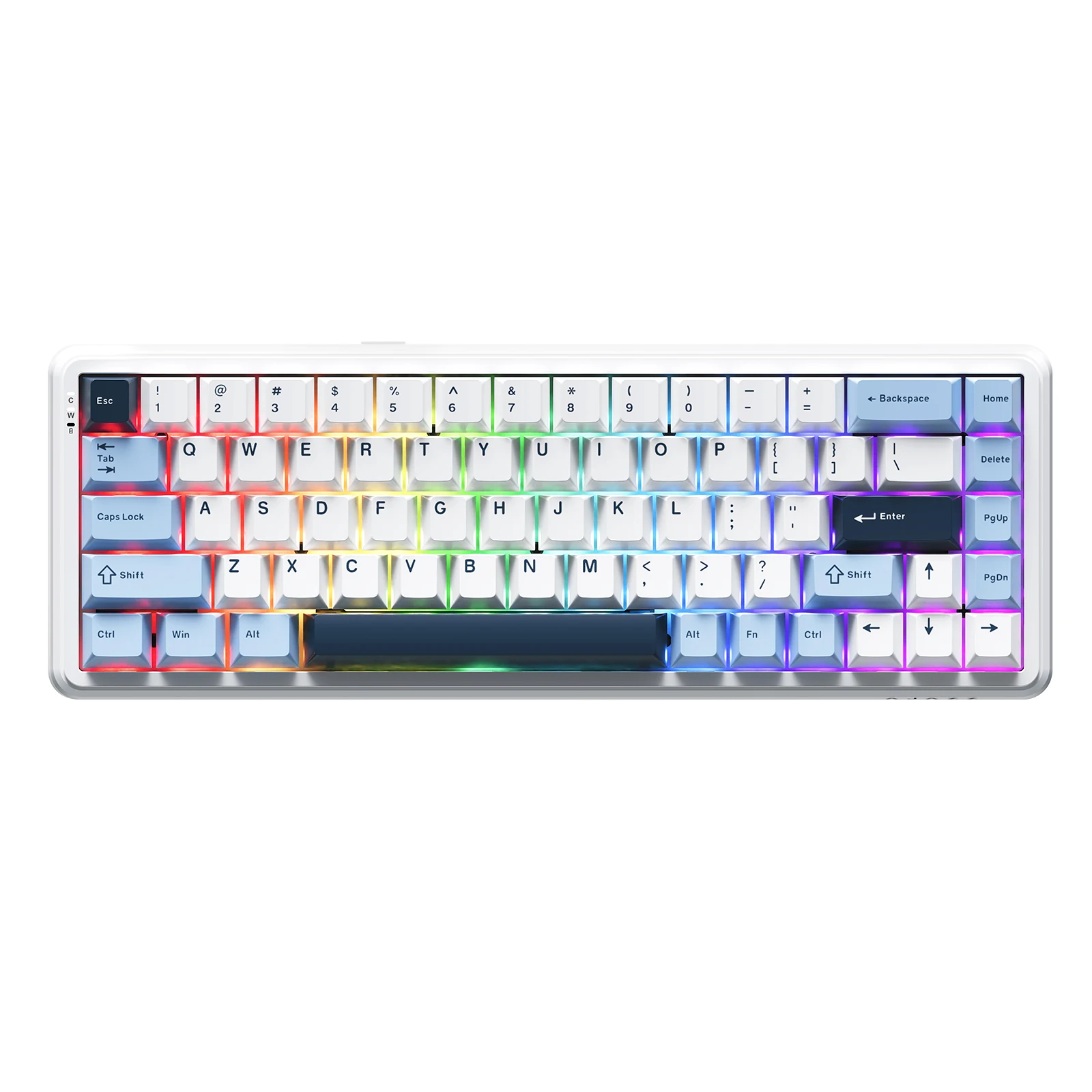 AJAZZ AK680 MAX 68% Top Structure Wired/Bluetooth/2.4GHz Wireless Mechanical Keyboard with Hall Effect Switch RGB Backlight