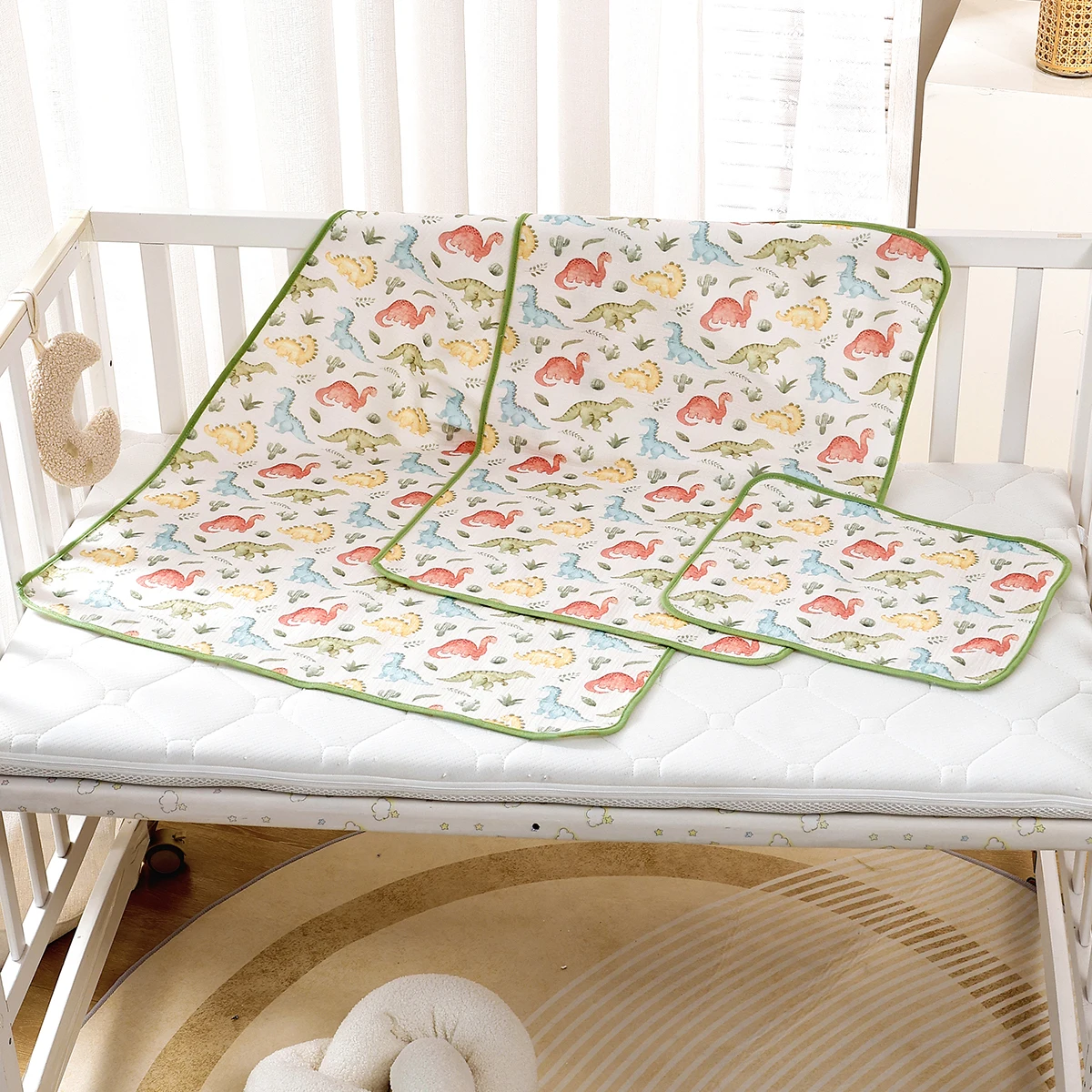 HappyFlute 3 tailles lavable matelas à langer pour bébé coton doux Portable matelas à langer housse imperméable matelas pour bébé