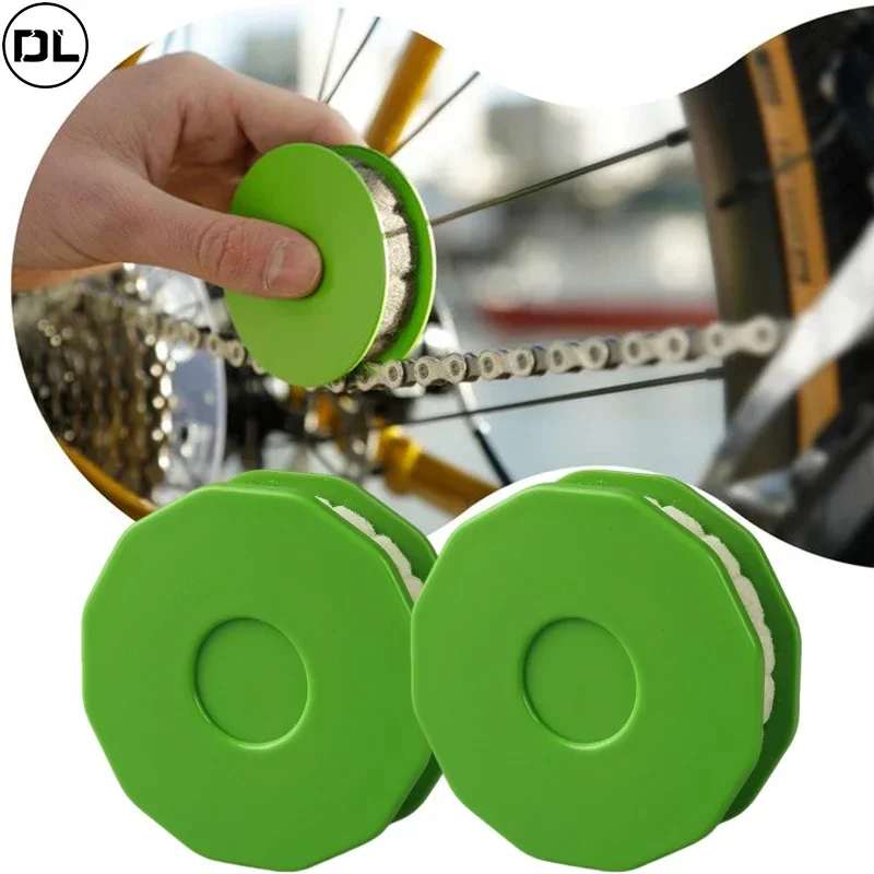 Durable Bicycle Chain Wool Lubricator Oil High-quality Bike Chain Roller Cleaner Lubricant Tools Car Cycling Repair Accessories