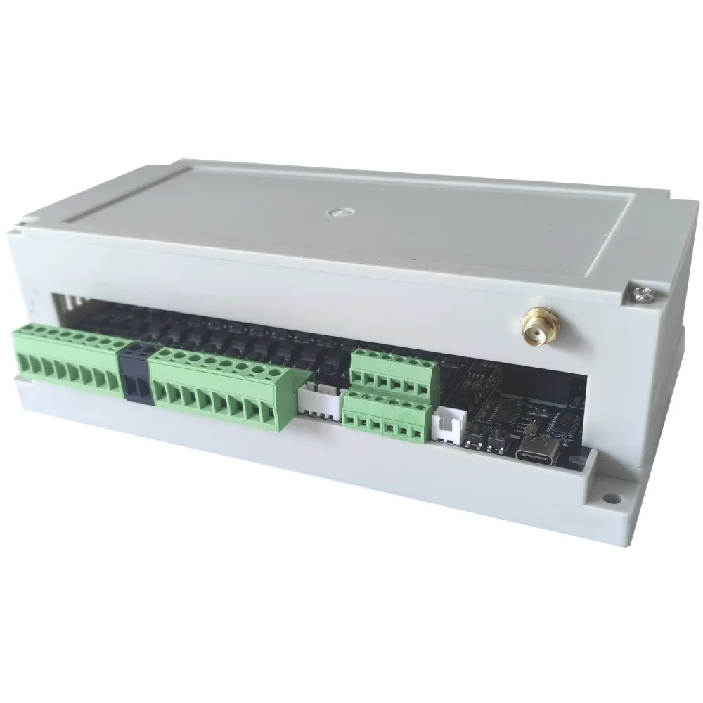 HKL-EM16 S3 16CH MOSFET OUTPUT 16CH NPN/PNP Input 4-20MA Input Detect and 0-10V OUTPUT 2-RS485 1-RS232 PORT PSRAM And SD Card