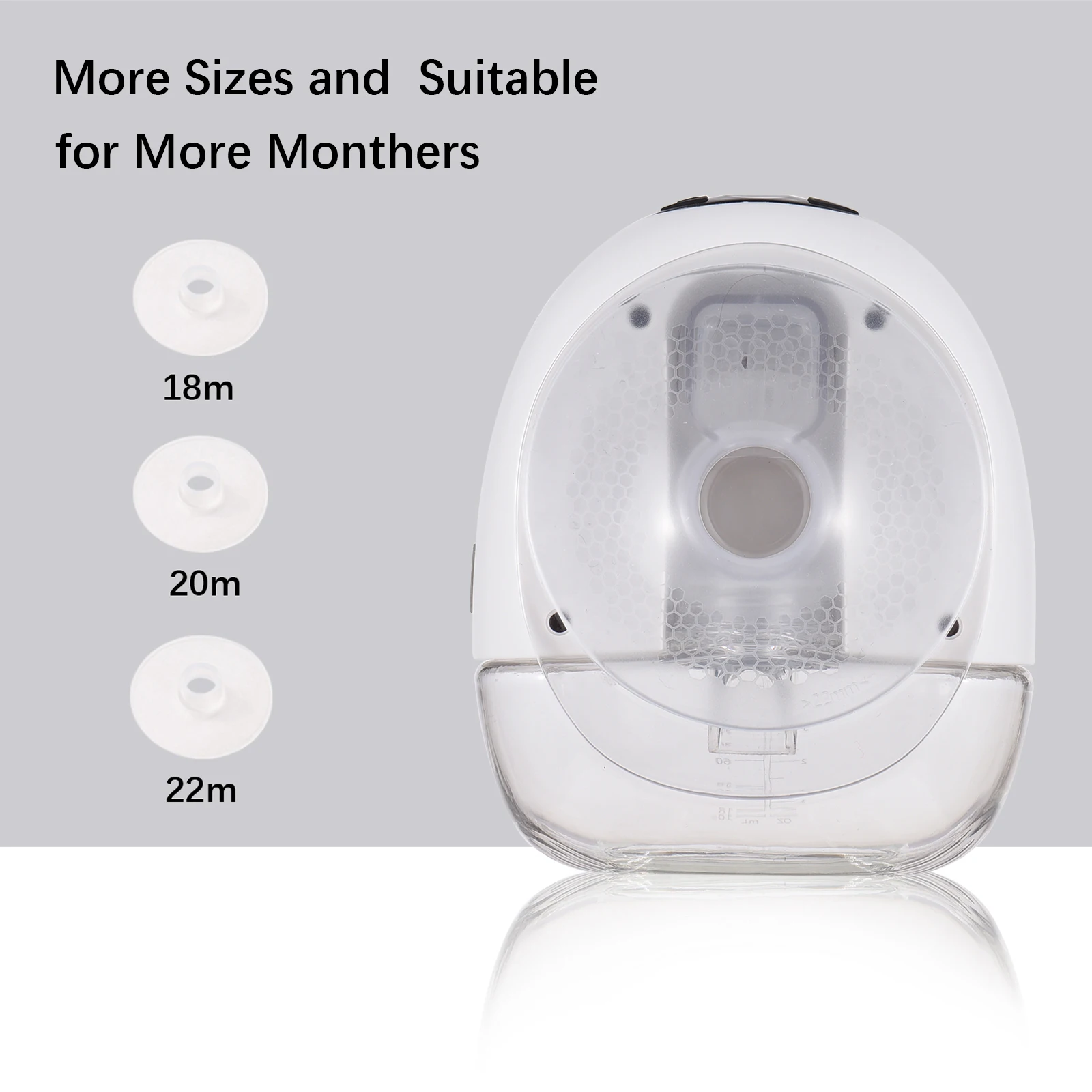 Wearable Breast Pump Hands Free Electric Breast Pump for Breastfeeding Low Noise Comfort Milk Collector Milk Pump BPA-free