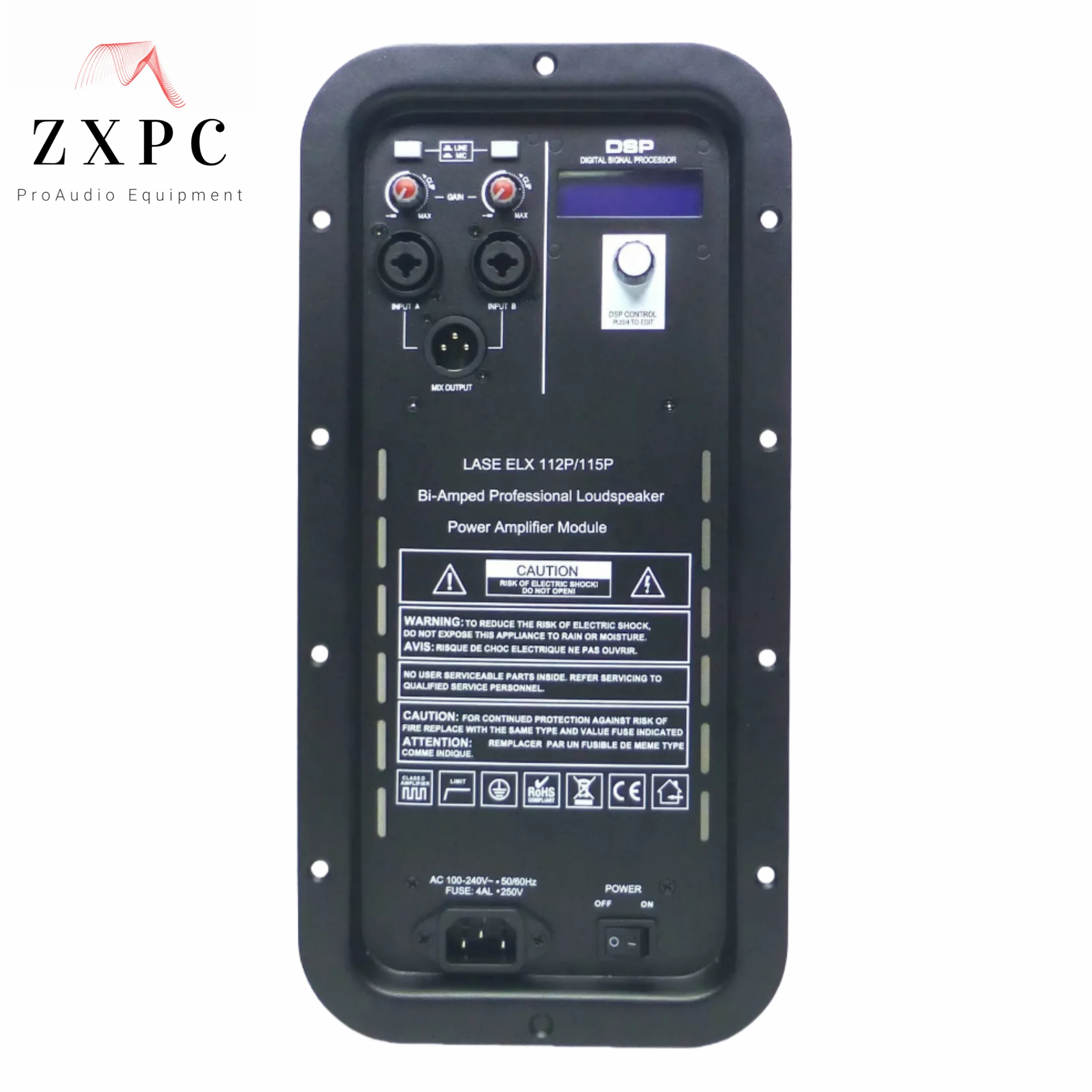 Módulo amplificador de repuesto LASE para módulo amplificador de voz eléctrica EV ELX112P/115P altavoz de potencia con DSP