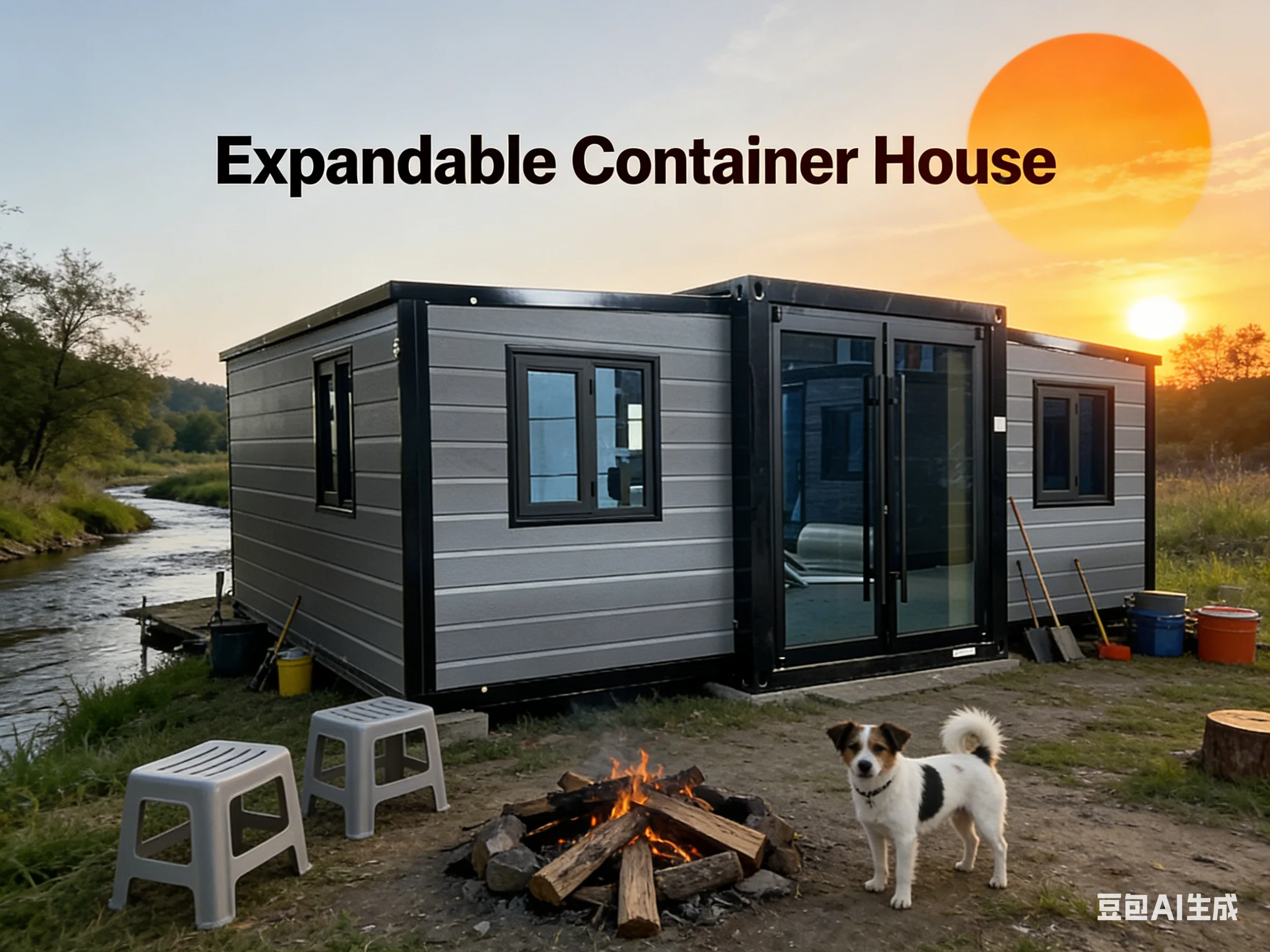 Customized Direct Sale 20Ft 40Ft Container Expandable House Prefabricated Tiny House Prefab Luxury Mobile Home Casas Prefabricad
