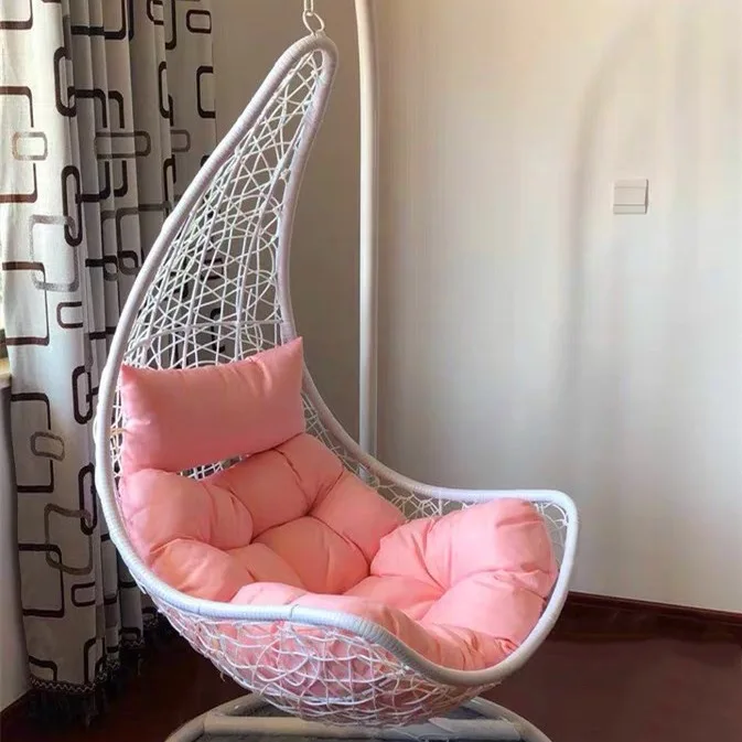 Hanging basket swing wrought iron cradle adult bird's nest balcony indoor rattan chair rocking chair tourist area leisure