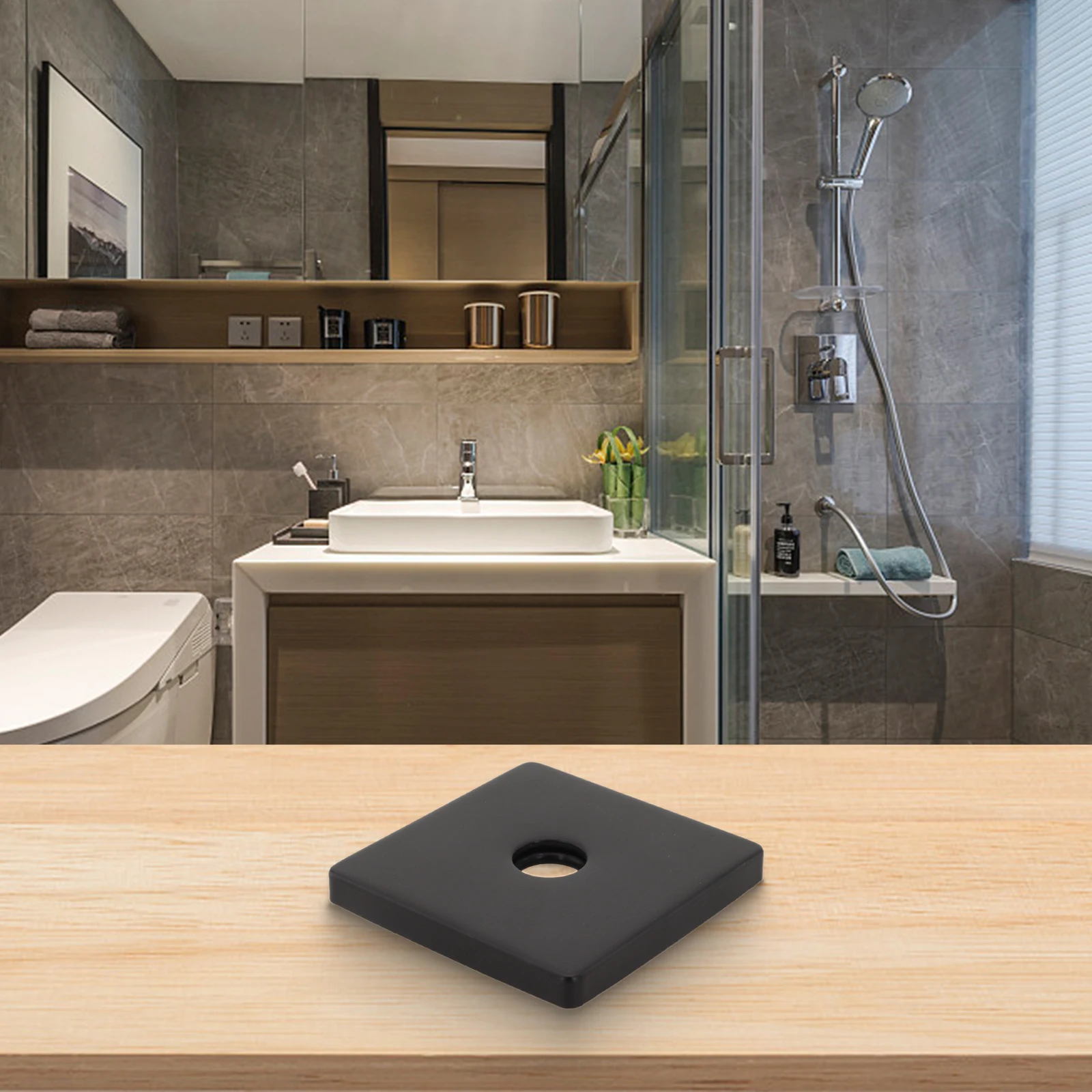 

Фланцевая декоративная крышка Декоративная крышка Фланцевая крышка для душа Нержавеющая сталь 90 мм Внешний диаметр Фурнитура для ванной комнаты Новая практичная