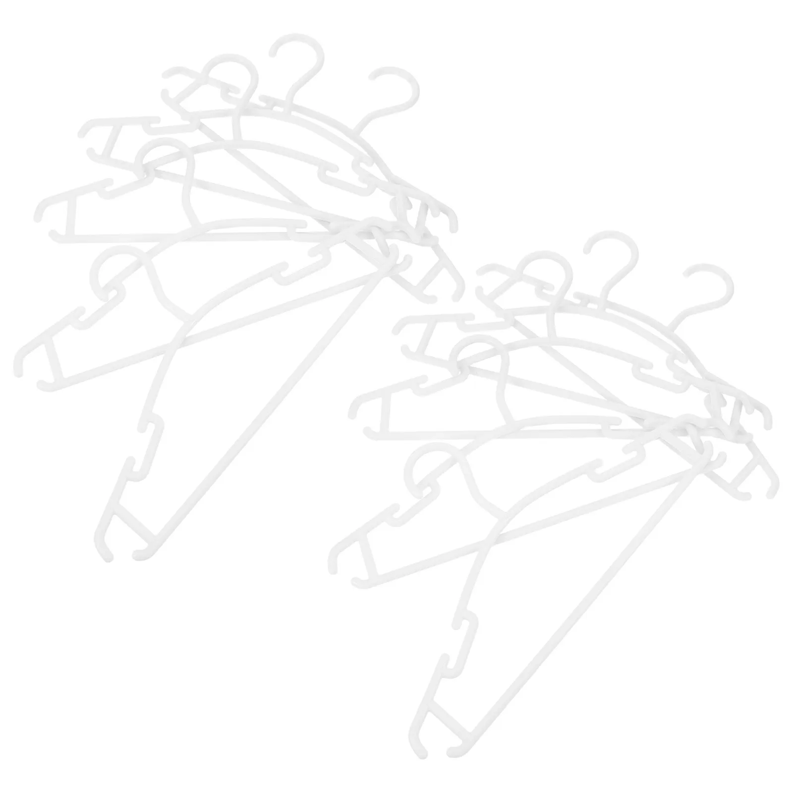 

40Pcs Hangers Thickened Plastic Non-Slip Clothes Organizer for Pet Clothes Coat Hangers