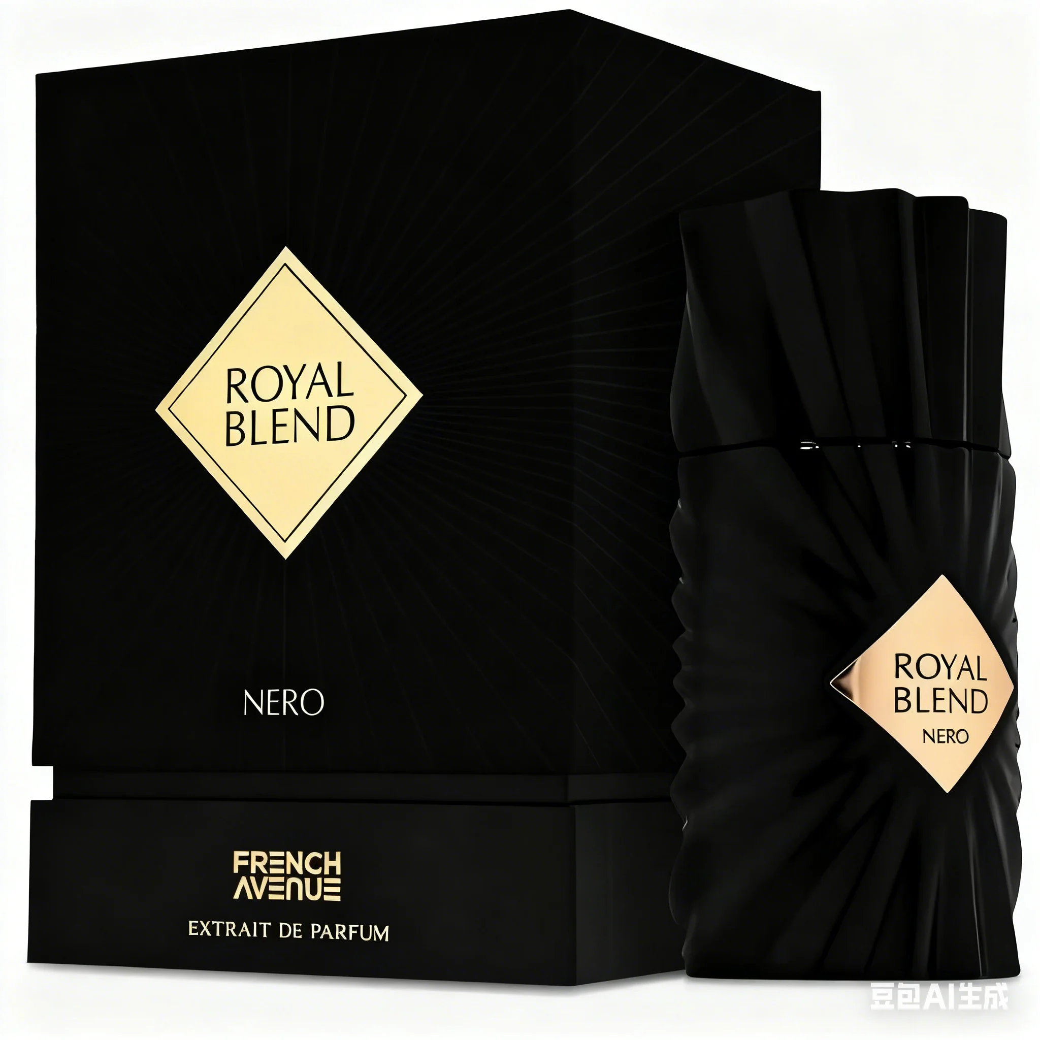Royal Blend Nero French Avenue Para Hombres Y Mujeres 100ml/3.4oz Citrus Perfume, Summer Fragrance, Sleek Packaging, Beachs
