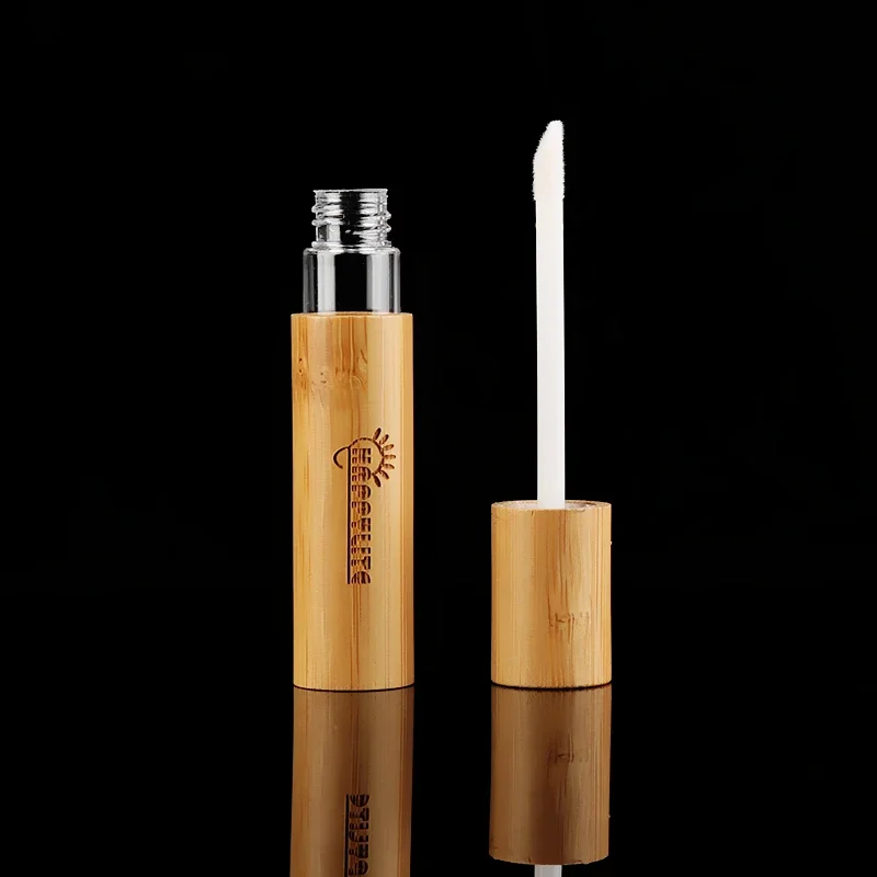 

lip gloss containers Bamboo lipgloss tube makeup container lipbalm container wholesale，all bamboo wooden tube environmental