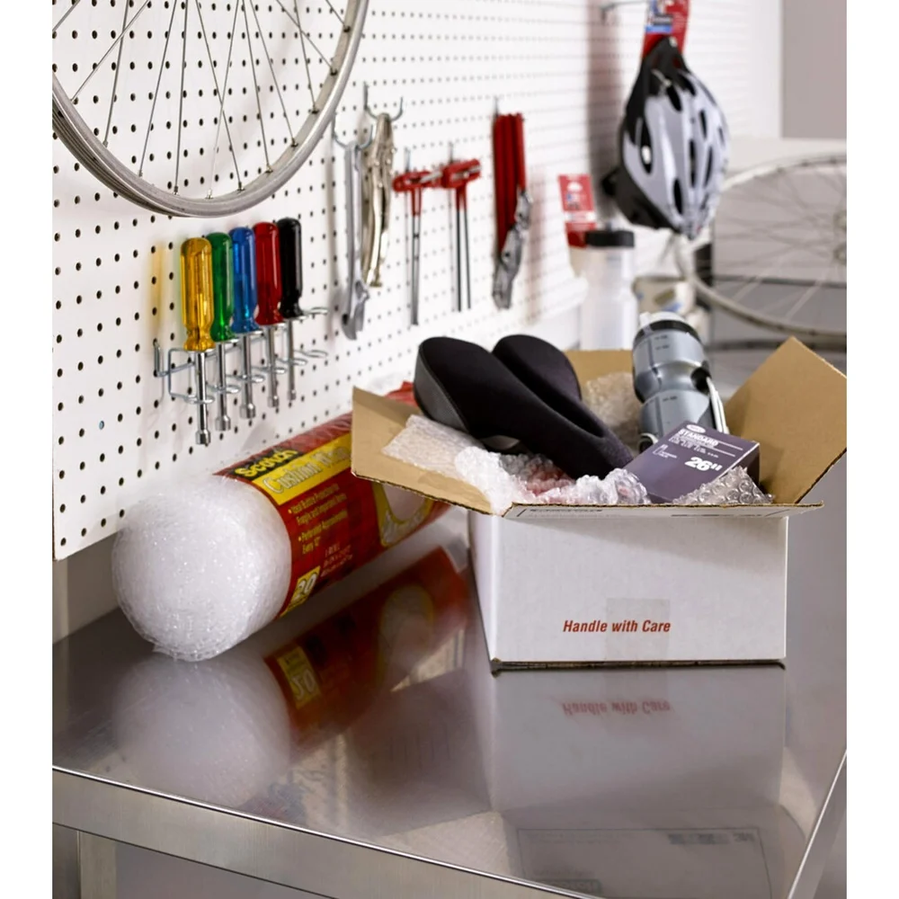 Avvolgimento per cuscino Rotolo da 12 pollici x 30 piedi Leggero Trasparente Ammortizzazione perforata Protezione Spedizione postale Conservazione Articoli delicati