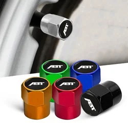 4pcs Car Wheel Tire Valve Core Cap Car Logo Styling Accessories For ABT VW Audi A4 Q3 Volkswagen Golf GTI Modification Parts