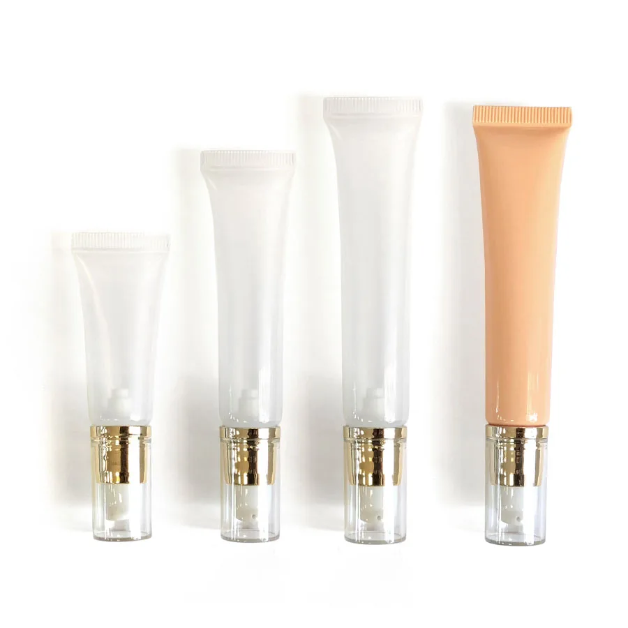 10ml 15ml 20ml Empty Cosmetic Cream Airless Pump Bottle Essential Oil Containers Beauty BB Face Base Foundation Packaging Box