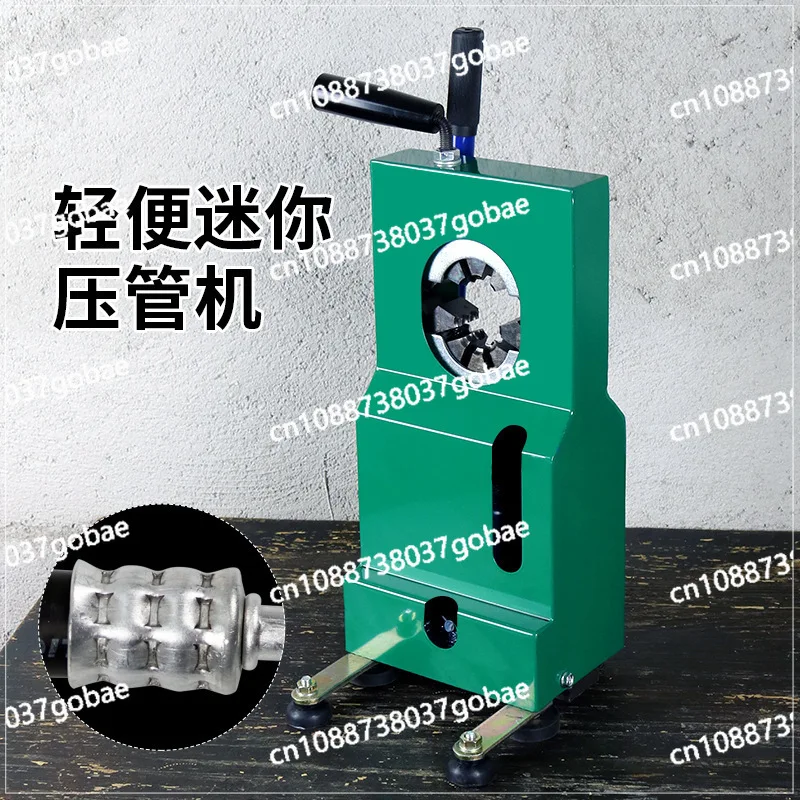New Mini Car Air Conditioning Manual Pipe Press Hydraulic Portable Air Conditioning Pipe Head Buckle Press Maintenance Tool