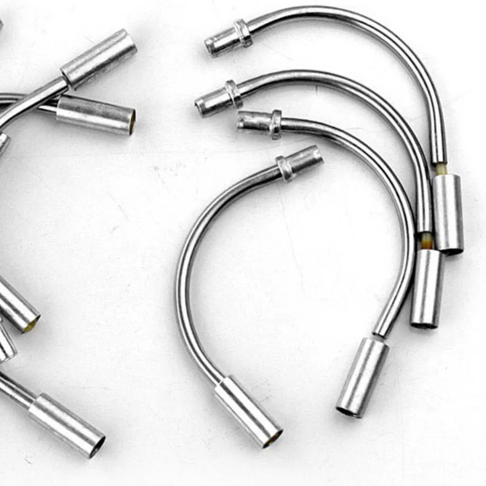 

20Pcs Aluminum Bend Tubes Silver Professional Flexible Inner Line for Mountain Road Bike Replacement Parts Bike