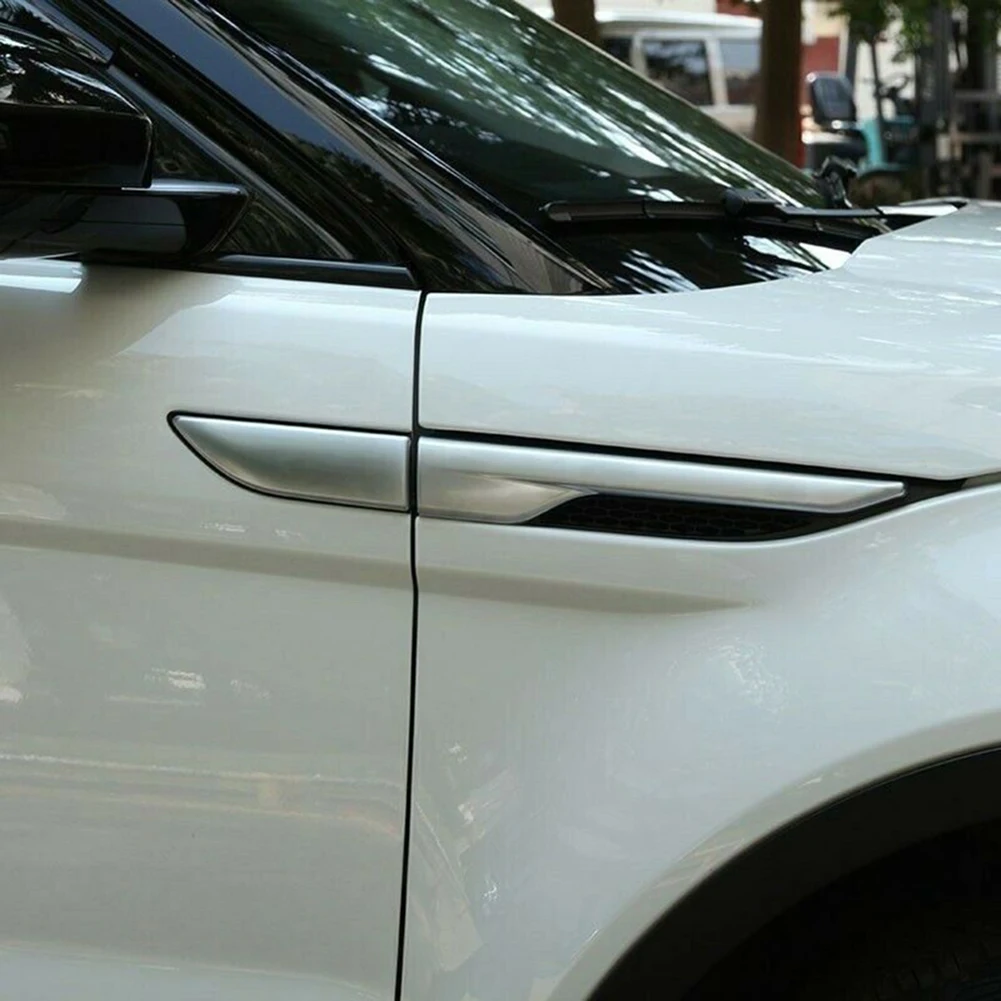 

Car Accessories High Quality Material Cover Trim Air Wing Vent Chrome Chrome Plated Silver Decor Style Paste Use