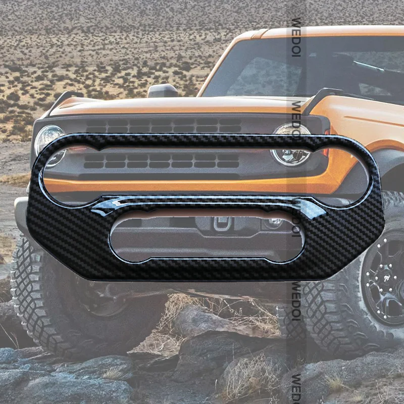 

New ABS Central Control Condition Panel Trim For Ford Bronco Trim Decal Interior Accessories Car Sticker