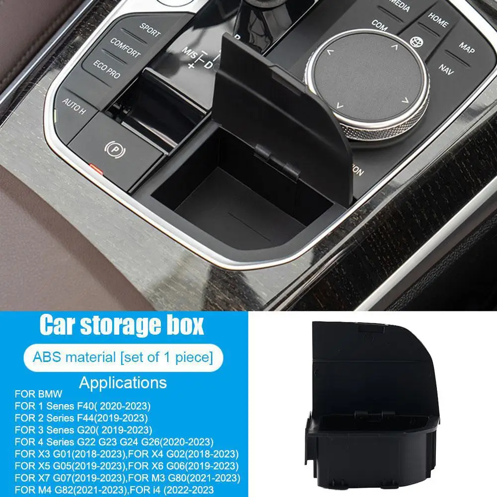 Car Storage Box FOR BMW Car Console Gear Shift Lever Storage Box Money Holder X3 X4 X5 X6 X7 Light Hand Driver  Car Accessories