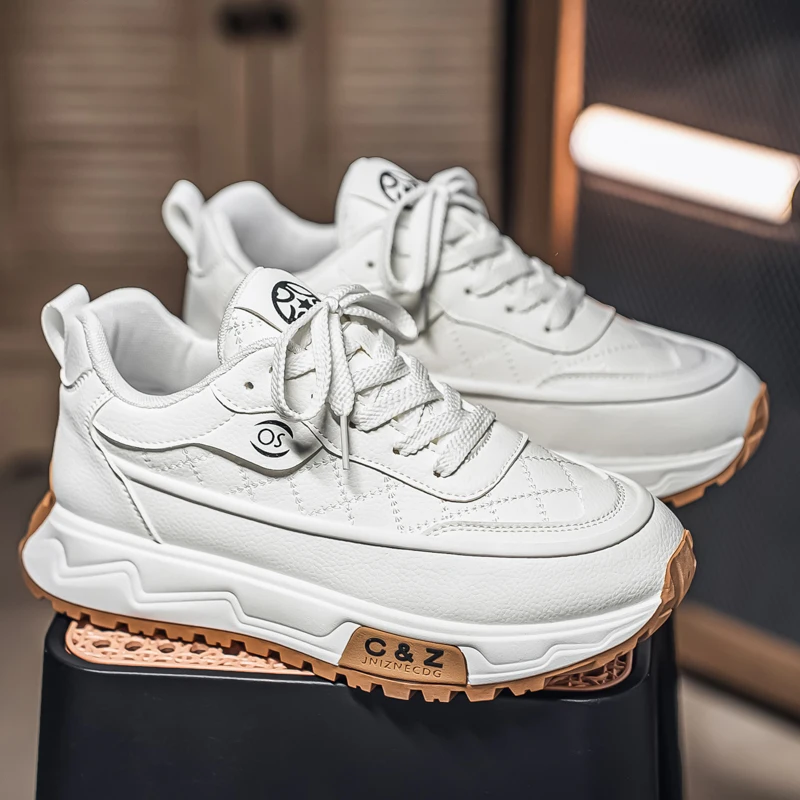 

Men's Versatile Lightweight Sporty Casual Shoes Breathable Comfortable Rubber Sole Running Shoes High Elasticity Fall Season