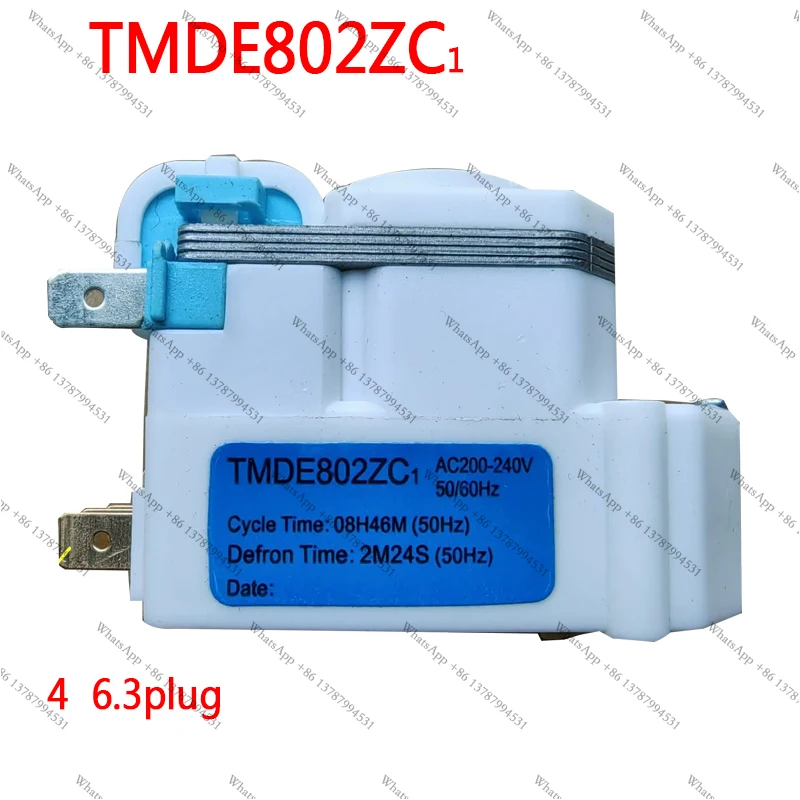 Refrigerator defrosting timer defrosting temperature control timer
