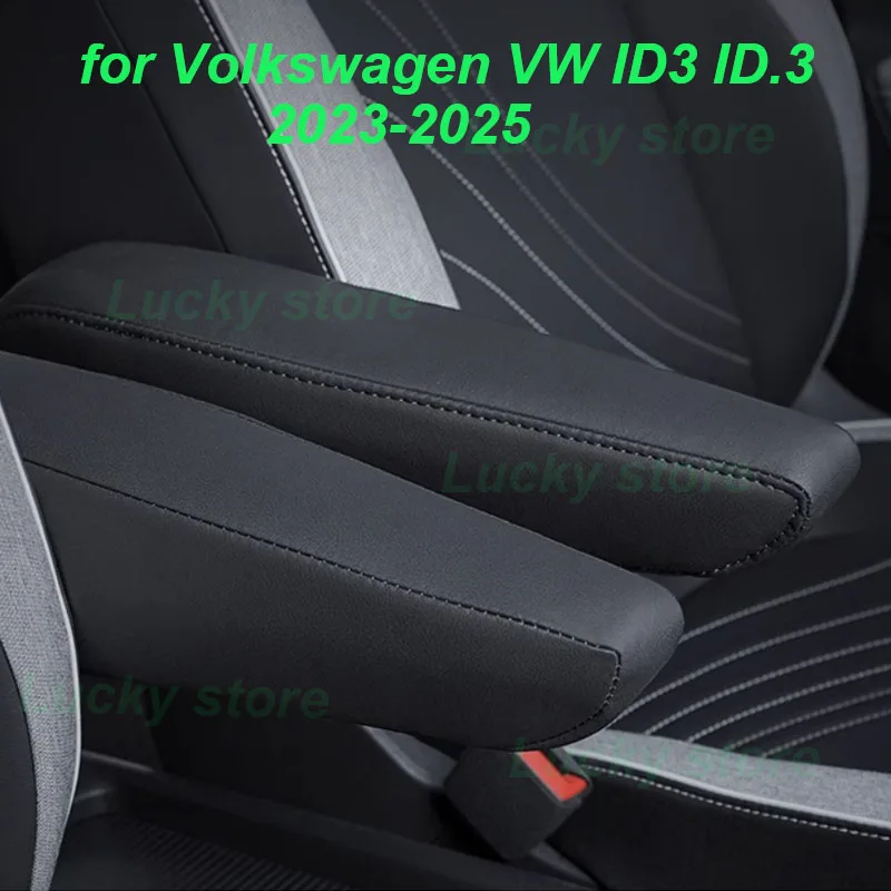 

Car Handrail Armrest Protective Cover for Volkswagen VW ID3 ID.3 2023-2025 Second Row Seat Leather Cover Interior Accessories