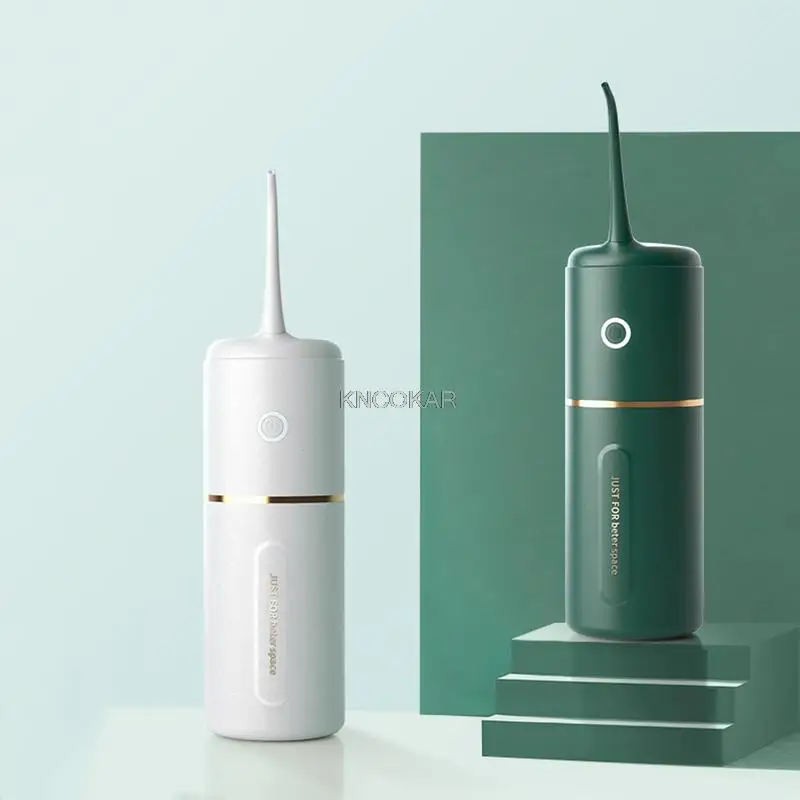 

Oral Irrigator Tooth Cleaner Device Portable Rechargeable Electric Household Water Flossing Dental 280ML Water Tank Waterproof