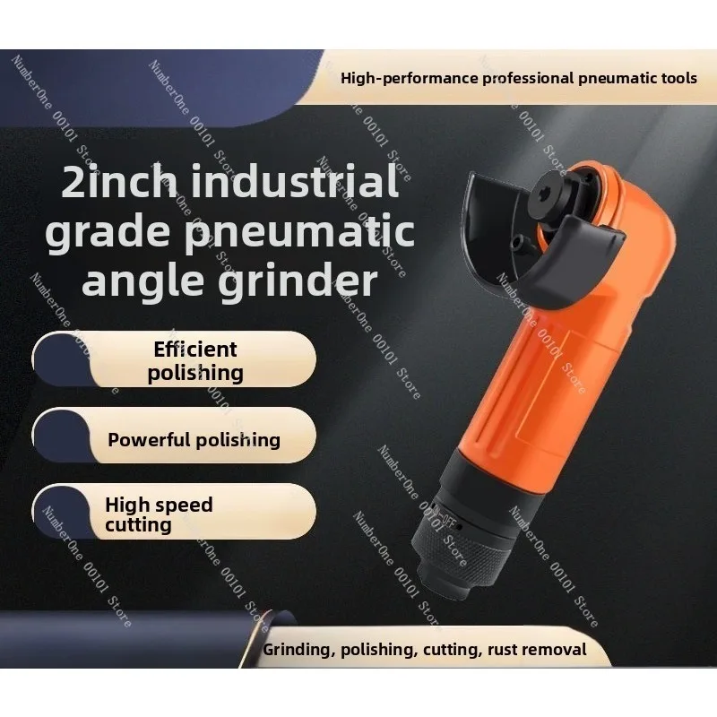 2 Inch 50mm Pneumatic Angle Grinder Air Grinding Polishing Sander Machine